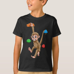 Lustiger Boulder- und Felsaffe T-Shirt