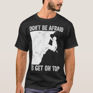 Lustiger Boulderfelsenklettern T-Shirt