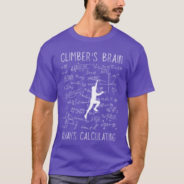 Lustiger Bouldering-Felsenklettern Retro T-Shirt (Vorderseite)