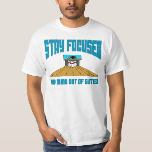 Lustiger Bowling behalten Verstand aus Gosse T-Shirt