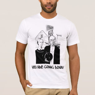 Lustiger Bowling gehen Sie unten! T-Shirt