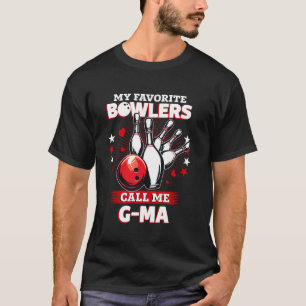 Lustiger Bowling-Kegelspieler Mein Lieblingskegels T-Shirt