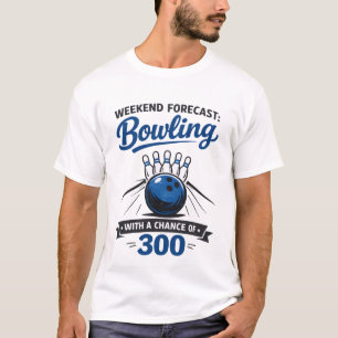 Lustiger Bowling-Liebhaber-Ball- und Pins-Spruch  T-Shirt