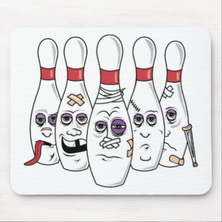 Lustiger Bowling Mousepad