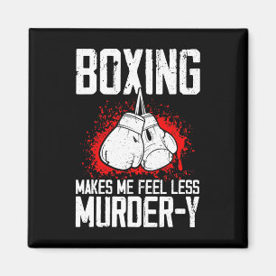 Lustiger Boxen Kickboxer Savate Mma Martial Arts K Magnet