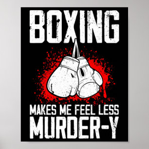 Lustiger Boxen Kickboxer Savate Mma Martial Arts K Poster