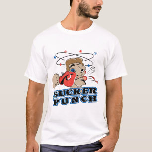 lustiger Boxsauger-Cartoon T-Shirt