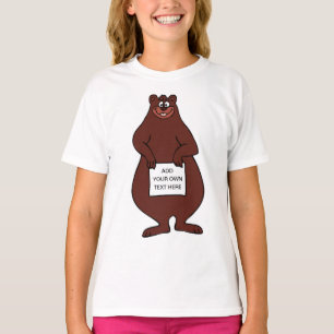 Lustiger Brauner Bär T-Shirt