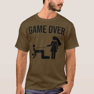 Lustiger Braut Bräutigam Junggeselle Junggesellinn T-Shirt