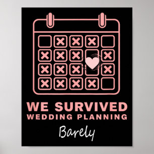 Lustiger Bräutigam hat die Hochzeitsplanung kaum ü Poster