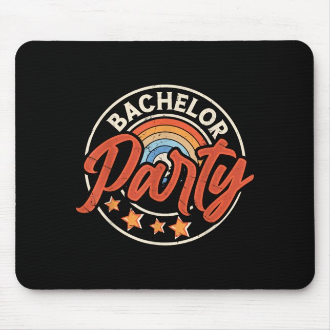 Lustiger Bräutigam Hochzeit Junggesellenabschied 2 Mousepad (Vorne)