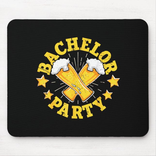 Lustiger Bräutigam Hochzeit Junggesellenabschied Mousepad (Vorne)