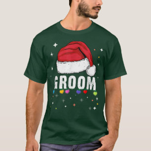 Lustiger Bräutigam Weihnachts-T-Shirt Feiertagsfam T-Shirt