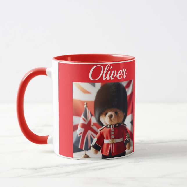 Lustiger britischer Becher Tasse (Links)