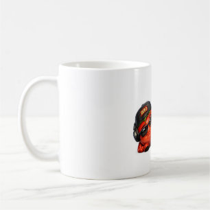 Lustiger Bro-Modus-An-T-Shirt Süße animierte Fig Kaffeetasse