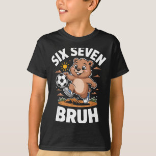 Lustiger Bruh Fußball Groundhog Day 67 Meme Pyjama T-Shirt