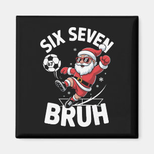Lustiger Bruh Fußball Weihnachtsmann 67 Meme Weihn Magnet