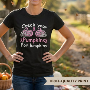 Lustiger Brustkrebs Halloween  T-Shirt
