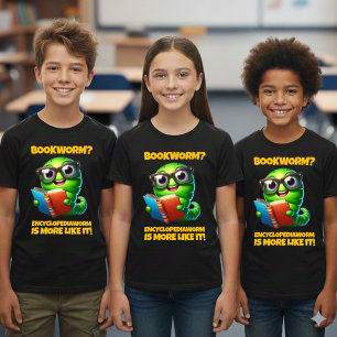 Lustiger Bücherwurm? Eher Enzyklopädiewurm! Tri-Blend Shirt