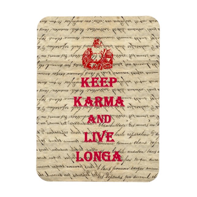 Lustiger Buddha-Spruch Magnet (Vertikal)