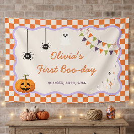 Lustiger bunter Halloween-Geburtstag Banner