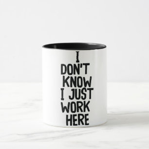 Lustiger Büro-Spruch Tasse
