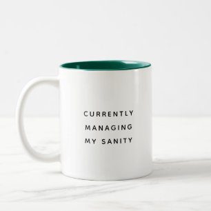 Lustiger Bürobecher für Chef, Mitarbeiter, Manager Zweifarbige Tasse