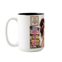 Lustiger Büromädchen-Kaffeeliebhaber-Becher