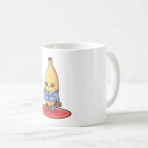 Lustiger Business-Bananen-Kaffeebecher für das Bür Kaffeetasse