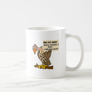 Lustiger Bussard-Rechtsanwalt-Witz-Cartoon Tasse