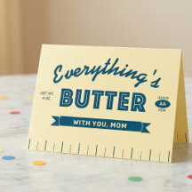 Lustiger Butter-Stick-Butter-Mama-Muttertags-Grußk