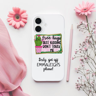 Lustiger Cactus für Sublimation - Geh von meinem H iPhone 16 Hülle