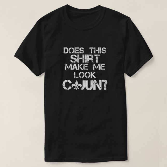 Lustiger Cajun Acadiana Lilien-Louisiana-Stolz T-Shirt (Design vorne)