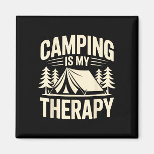 Lustiger Camper Camping ist meine Therapie Magnet