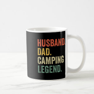 Lustiger Camper Ehemann Vater Camping-Legende Vint Kaffeetasse