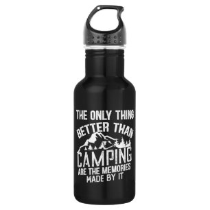 Lustiger Camper-Slogan Sommer-Camping-Zitate Edelstahlflasche