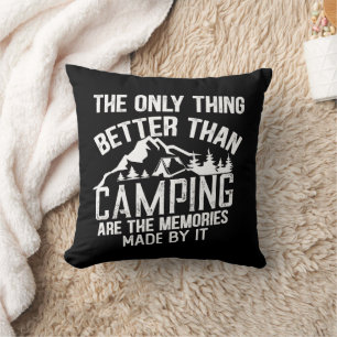 Lustiger Camper-Slogan Sommer-Camping-Zitate Kissen