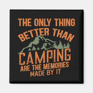 Lustiger Camper-Slogan Sommer-Camping-Zitate Magnet