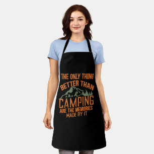 Lustiger Camper-Slogan Sommer-Camping-Zitate Schürze