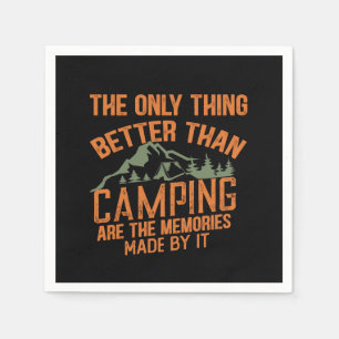 Lustiger Camper-Slogan Sommer-Camping-Zitate Serviette