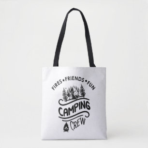 Lustiger Camping-Crew-Slogan Camper-Freunde