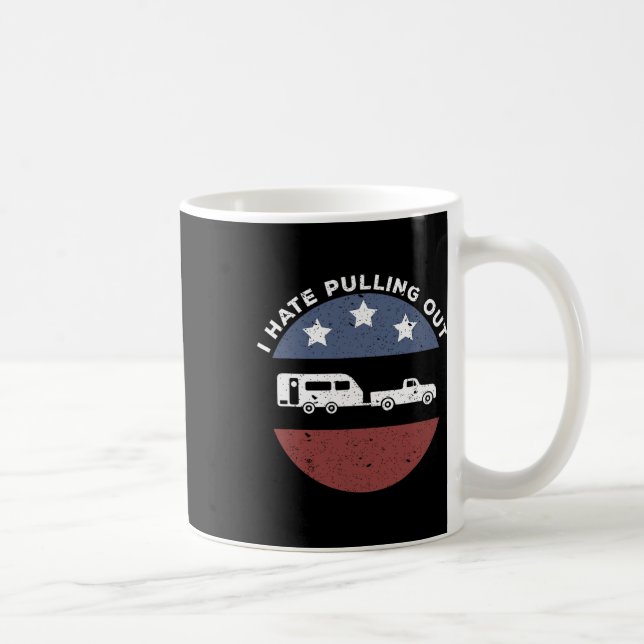 Lustiger Camping-Wohnwagen. Ich hasse es, ihn ause Kaffeetasse (Rechts)