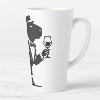 Lustiger Capybara-Weinglas Minimalist Modern Milchtasse