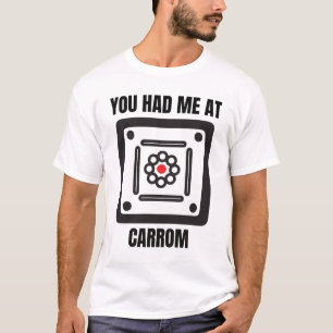 Lustiger Carrom-Spieler T-Shirt