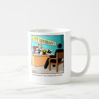 Lustiger Cartoon-Becher-Versicherungsmathematiker Tasse