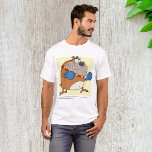 Lustiger Cartoon Bulldogge Boxer Hund T-Shirt
