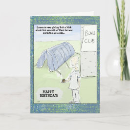 Lustiger Cartoon rollt Geburtstags-Karte Karte