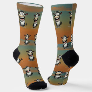 lustiger Cartoon Socken