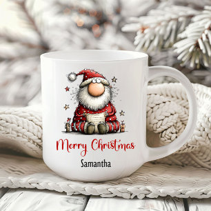 Lustiger Cartoon-Weihnachtsmann Spielzeug-Kaffeeta Kaffeetasse