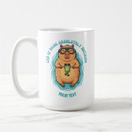 Lustiger CEO des Nichts-Tun Capybara Custom-Tasse Kaffeetasse